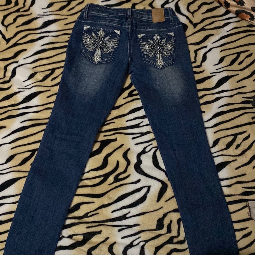 Cross low waisted jeans